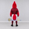 Custom Red and Black Cardinal Character in Sportswear Mascot Costume Adult Full Body Suit for Sports Events