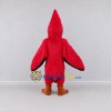 Custom Red and Black Cardinal Character Mascot Costume Adult Full Body Suit for Wildlife Events