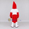 Custom Red and White Cardinal Character in Sportswear Mascot Costume Adult Full Body Suit for Sports Events