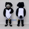 Custom Black and White Bird Character in Sportswear Mascot Costume Adult Full Body Suit for Sports Events Custom Black and White Bird Character in Sportswear Mascot Costume Adult Full Body Suit for Sports Events