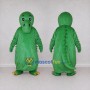 Custom Green and Yellow Dinosaur Character Mascot Costume Adult Full Body Suit for Dinosaur Events