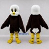 Custom Brown and White Eagle Character Mascot Costume Adult Full Body Suit for School Events Custom Brown and White Eagle Character Mascot Costume Adult Full Body Suit for School Events