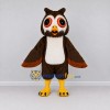 Custom Brown and White Owl Character Mascot Costume Adult Full Body Suit for School Events Custom Brown and White Owl Character Mascot Costume Adult Full Body Suit for School Events