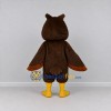 Custom Brown and White Owl Character Mascot Costume Adult Full Body Suit for School Events Custom Brown and White Owl Character Mascot Costume Adult Full Body Suit for School Events