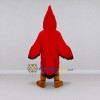 Custom Red and Black Cardinal Character Mascot Costume Adult Full Body Suit for Wildlife Events