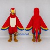 Custom Red Yellow and Blue Macaw Character Mascot Costume Adult Full Body Suit for Wildlife Events