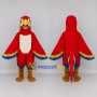 Custom Red Yellow and Blue Macaw Character Mascot Costume Adult Full Body Suit for Wildlife Events