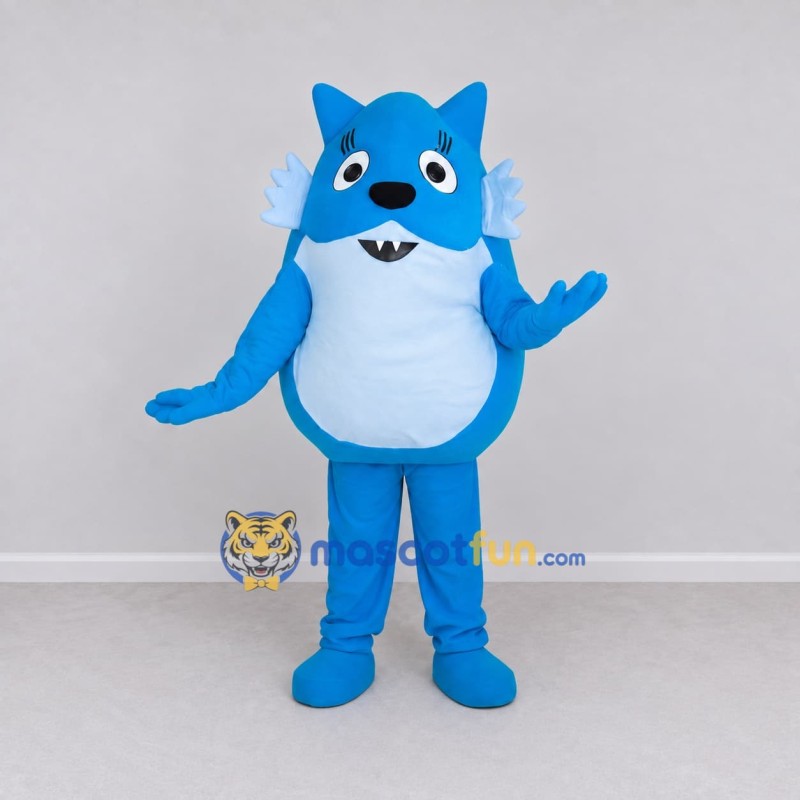 Custom Blue and White Dragon Character Mascot Costume Adult Full Body Suit for Theme Parties Custom Blue and White Dragon Character Mascot Costume Adult Full Body Suit for Theme Parties