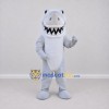 Custom Gray and White Shark Character Mascot Costume Adult Full Body Suit for Ocean Events