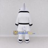 Custom White and Black Shark Character in a Karate Uniform Mascot Costume Adult Full Body Suit for Sports Events Custom White and Black Shark Character in a Karate Uniform Mascot Costume Adult Full Body Suit for Sports Events