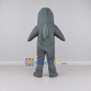 Custom Gray and White Shark Character Mascot Costume Adult Full Body Suit for Ocean Events