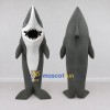 Custom Gray and White Shark Character Mascot Costume Adult Full Body Suit for Ocean Events