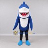 Custom Blue and White Shark Character Mascot Costume Adult Full Body Suit for Ocean Events Custom Blue and White Shark Character Mascot Costume Adult Full Body Suit for Ocean Events