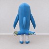 Custom Blue and White Dolphin Character Mascot Costume Adult Full Body Suit for Ocean Events Custom Blue and White Dolphin Character Mascot Costume Adult Full Body Suit for Ocean Events