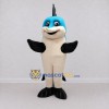 Custom Blue and Cream Fish Character Mascot Costume Adult Full Body Suit for Ocean Events Custom Blue and Cream Fish Character Mascot Costume Adult Full Body Suit for Ocean Events
