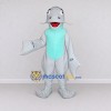 Custom Gray and Teal Catfish Character Mascot Costume Adult Full Body Suit for Ocean Events Custom Gray and Teal Catfish Character Mascot Costume Adult Full Body Suit for Ocean Events