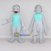 Custom Gray and Teal Catfish Character Mascot Costume Adult Full Body Suit for Ocean Events Custom Gray and Teal Catfish Character Mascot Costume Adult Full Body Suit for Ocean Events