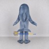Custom Gray and White Dolphin Character Mascot Costume Adult Full Body Suit for Ocean Events