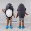 Custom Gray and White Fish Character Mascot Costume Adult Full Body Suit for Ocean Events Custom Gray and White Fish Character Mascot Costume Adult Full Body Suit for Ocean Events