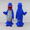 Custom Blue and Gray Fish Character Mascot Costume Adult Full Body Suit for Ocean Events