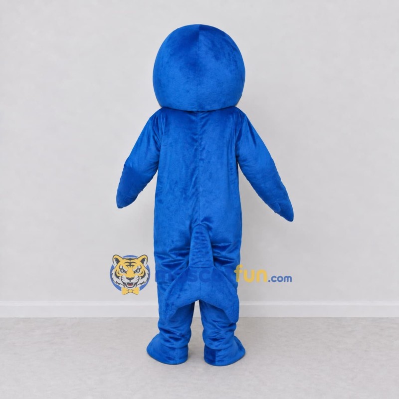 Custom Blue and Gray Dolphin Character Mascot Costume Adult Full Body Suit for Ocean Events Custom Blue and Gray Dolphin Character Mascot Costume Adult Full Body Suit for Ocean Events