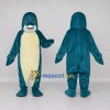 Custom Teal and Cream Dolphin Character Mascot Costume Adult Full Body Suit for Ocean Events