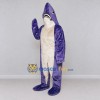 Custom Purple and Cream Shark Character Mascot Costume Adult Full Body Suit for Ocean Events Custom Purple and Cream Shark Character Mascot Costume Adult Full Body Suit for Ocean Events