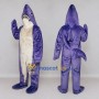 Custom Purple and Cream Shark Character Mascot Costume Adult Full Body Suit for Ocean Events