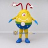 Custom Yellow and Blue Eyestalk Alien Character Mascot Costume Adult Full Body Suit for Theme Parties Custom Yellow and Blue Eyestalk Alien Character Mascot Costume Adult Full Body Suit for Theme Parties