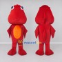Custom Red and Orange Fish Character Mascot Costume Adult Full Body Suit for Ocean Events