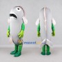 Custom Gray and Green Fish Character Mascot Costume Adult Full Body Suit for Ocean Events