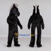 Custom Black and Gray Sea Horse Fantasy Character Mascot Costume Adult Full Body Suit for Theme Parties Custom Black and Gray Sea Horse Fantasy Character Mascot Costume Adult Full Body Suit for Theme Parties