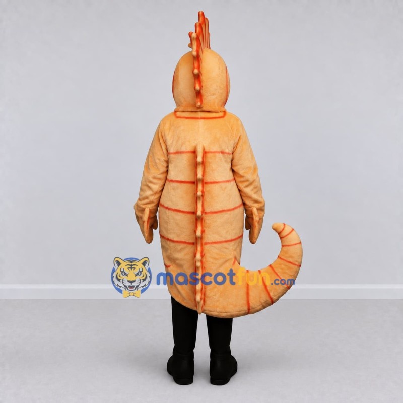 Custom Orange and Cream Seahorse Character Mascot Costume Adult Full Body Suit for Ocean Events