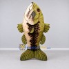 Custom Gold and Brown Fish Character Mascot Costume Adult Full Body Suit for Ocean Events