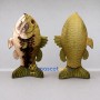 Custom Gold and Brown Fish Character Mascot Costume Adult Full Body Suit for Ocean Events