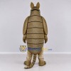 Custom Tan and Brown Armadillo Character Mascot Costume Adult Full Body Suit for Wildlife Events