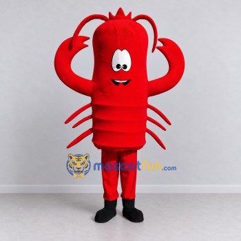 Custom Red and Black Lobster Character Mascot Costume Adult Full Body Suit for Ocean Events Custom Red and Black Lobster Character Mascot Costume Adult Full Body Suit for Ocean Events