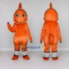 Custom Orange and White Fish Character Mascot Costume Adult Full Body Suit for Ocean Events Custom Orange and White Fish Character Mascot Costume Adult Full Body Suit for Ocean Events