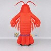 Custom Red and Orange Lobster Character Mascot Costume Adult Full Body Suit for Ocean Events