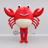 Custom Red and Cream Crab Character Mascot Costume Adult Full Body Suit for Ocean Events Custom Red and Cream Crab Character Mascot Costume Adult Full Body Suit for Ocean Events