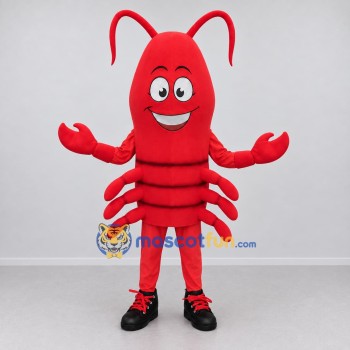 Custom Red and Black Lobster Character Mascot Costume Adult Full Body Suit for Ocean Events Custom Red and Black Lobster Character Mascot Costume Adult Full Body Suit for Ocean Events