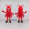 Custom Red and Black Lobster Character Mascot Costume Adult Full Body Suit for Ocean Events