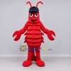 Custom Red and Navy Lobster Character with a Cap Mascot Costume Adult Full Body Suit for Ocean Events