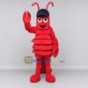Custom Red and Navy Lobster Character with a Cap Mascot Costume Adult Full Body Suit for Ocean Events