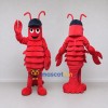 Custom Red and Navy Lobster Character with a Cap Mascot Costume Adult Full Body Suit for Ocean Events