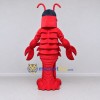 Custom Red and Navy Lobster Character with a Cap Mascot Costume Adult Full Body Suit for Ocean Events