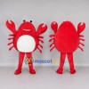 Custom Red and White Crab Character Mascot Costume Adult Full Body Suit for Ocean Events Custom Red and White Crab Character Mascot Costume Adult Full Body Suit for Ocean Events