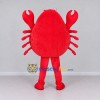 Custom Red and White Crab Character Mascot Costume Adult Full Body Suit for Ocean Events Custom Red and White Crab Character Mascot Costume Adult Full Body Suit for Ocean Events