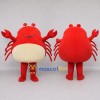 Custom Red and Cream Crab Character Mascot Costume Adult Full Body Suit for Ocean Events Custom Red and Cream Crab Character Mascot Costume Adult Full Body Suit for Ocean Events