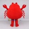 Custom Red and Cream Crab Character Mascot Costume Adult Full Body Suit for Ocean Events Custom Red and Cream Crab Character Mascot Costume Adult Full Body Suit for Ocean Events